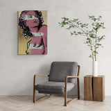 DAVID BROMLEY Nude "Hillary" Polymer and Gold Leaf on Canvas 90cm x 60cm