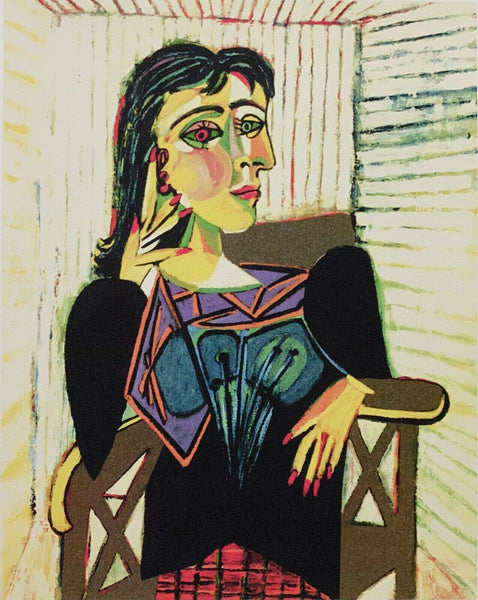 PABLO PICASSO "Dora Maar Seated" Limited Edition Colour Giclee