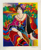 PATRICIA GOVEZENSKY "Flower Shop" Limited Edition Colour Screen Print