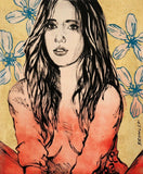 DAVID BROMLEY Nude "Zippora" Printers Proof Print PP 34cm x 28cm