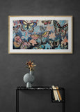 DAVID BROMLEY "Butterflies" Signed Limited Edition Print 47cm x 90cm