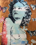 DAVID BROMLEY Nude "Hillary" Signed Limited Edition Print, 90cm x 74cm