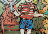 DAVID BROMLEY Children Series "Imaginary Friends" Polymer on Canvas 120 x 150cm
