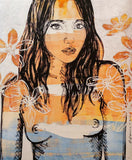 DAVID BROMLEY Nude "Kaye" Signed Limited Edition Print, 90cm x 74cm