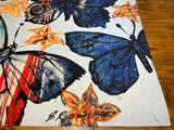 DAVID BROMLEY "Butterflies III" Signed Limited Edition Print 72cm x 90cm