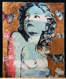 DAVID BROMLEY Nude "Hillary" Signed Limited Edition Print, 60cm x 50cm