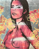 DAVID BROMLEY Nude "Kate" Signed, Limited Edition Print, 60cm x 48cm