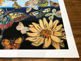 DAVID BROMLEY "Butterflies I" Printers Proof Print PP 28cm x 35cm