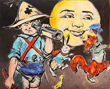 DAVID BROMLEY "Young Pirate" Signed Limited Edition Print 72cm x 90cm