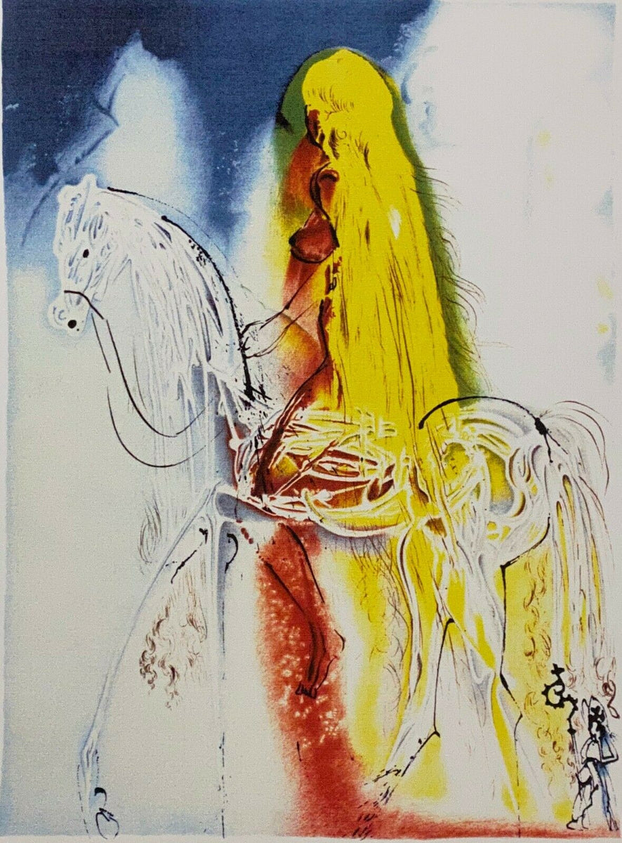 SALVADOR DALI、VIERGE EN GLOIRE、海外版超希少レゾネ SALVADOR DALI 