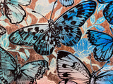 DAVID BROMLEY "Butterflies" Signed, Large Limited Edition Print 90cm x 90cm