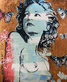 DAVID BROMLEY Nude "Hillary" Signed Limited Edition Print, 60cm x 50cm