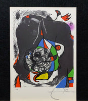 JOAN MIRO "End of Illusion II" Limited Edition Colour Lithograph