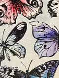 DAVID BROMLEY "Butterflies" Signed Limited Edition Print 60cm x 47cm