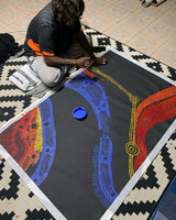 AILEEN ADAMSON "Piltati Wanampi" Original, Signed Acrylic on Canvas 99cm x 147cm