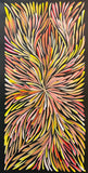 PATRICIA KAMARA "Bush Medicine Leaves" Signed Acrylic on Canvas 43cm x 20cm0