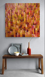 JEANNIE MILLS PWERLE "Bush Yam" Signed Acrylic on Canvas 96cm x 97cm3