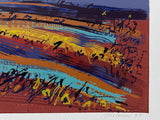 SANDRA LEVESON "Valencia" Signed Limited Edition Silkscreen 32cm x 112cm4