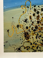 JOHN OLSEN "Field of Wattles" Signed, LARGE Limited Edition Print 100cm x 110cm