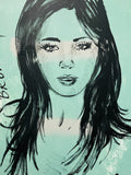DAVID BROMLEY Nude "Mallory" Original Polymer Painting on Canvas 90cm x 60cm1