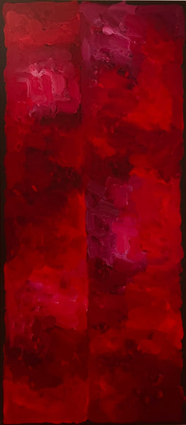 KUDDITJI KNGWARREYE "My Country" Acrylic on Canvas Painting 137cm x 61cm0