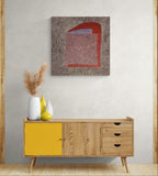 MAGDELINE PAYNE NUNGALA "Anwekety" Signed Original Acrylic on Canvas 94cm x 94cm8