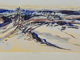 SANDRA LEVESON "Kiama" Signed Limited Edition Silkscreen 32cm x 112cm3