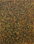 PATRICIA KAMARA "Bush Medicine Leaves" Signed Acrylic on Canvas 94cm x 73cm