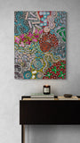 KAREN BIRD NGALE "Awelye" Original Signed Acrylic on Canvas 96cm x 73cm2