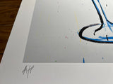 ADAM CULLEN "Cocktail Girl .." Hand Signed, Limited Edition Print 100cm x 99.5cm1