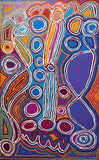 JUDY WATSON NAPANGARDI "Mina Mina" Acrylic on Canvas Painting 121cm x 76cm0