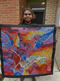 AILEEN ADAMSON "Piltati Wanampi" Original, Signed Acrylic on Canvas 93cm x 95cm1
