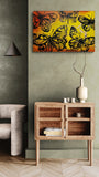 DAVID BROMLEY "Butterflies" Polymer Painting on Canvas 60cm x 90cm3