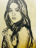 DAVID BROMLEY Nude "Ally" Original Polymer Painting on Canvas 90cm x 60cm1