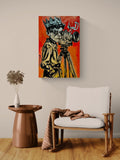 DAVID BROMLEY "The Director" Original Polymer Painting on Canvas 75cm x 50cm3