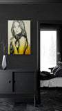DAVID BROMLEY Nude "Ally" Original Polymer Painting on Canvas 90cm x 60cm3