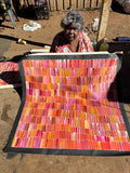 JEANNIE MILLS PWERLE "Bush Yam" Signed Acrylic on Canvas 100cm x 106.5cm2