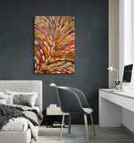 ESTHER HAYWOOD PETYARRE "Medicine Leaves" Signed Acrylic on Canvas 139cm x 97cm2