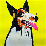ADAM CULLEN "Growler - Yellow" Signed, Limited Edition Print 90cm x 89cm