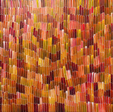 JEANNIE MILLS PWERLE "Bush Yam" Signed Acrylic on Canvas 96cm x 97cm0