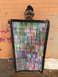 JEANNIE MILLS PWERLE "Bush Yam" Signed Acrylic on Canvas 118cm x 63cm2