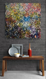 GRACIE MORTON PWERLE "Lizard Dreaming" Signed Acrylic on Canvas 97cm x 97cm2