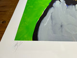 ADAM CULLEN "Growler - Green" Signed, Limited Edition Print 90cm x 89cm