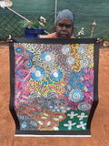 KAREN BIRD NGALE "Awelye" Original Signed Acrylic on Canvas 96cm x 73cm1