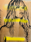DAVID BROMLEY Nude "Ally" Original Polymer Painting on Canvas 90cm x 60cm1