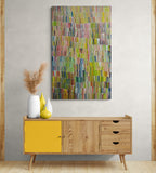 JEANNIE MILLS PWERLE "Bush Yam" Signed Acrylic on Canvas 151cm x 96cm2