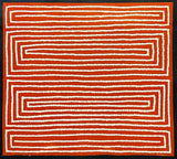 CECILY DANIELS NAPALTJARRI "Sand Hills" Signed Acrylic on Canvas 40cm x 44cm0