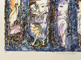 CHARLES BLACKMAN "Midsummer Nights Dream" Signed, Silkscreen Print 39cm x 84.5cm2