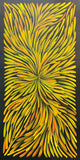 PATRICIA KAMARA "Bush Medicine Leaves" Signed Acrylic on Canvas 43cm x 20cm0
