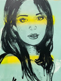DAVID BROMLEY Nude "Mallory" Original Polymer Painting on Canvas 90cm x 60cm1